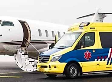 almanya ambulans ucak